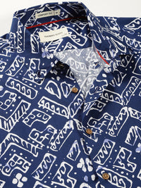 Thomas Scott Comfort Fit Floral Printed Cotton Casual Shirt