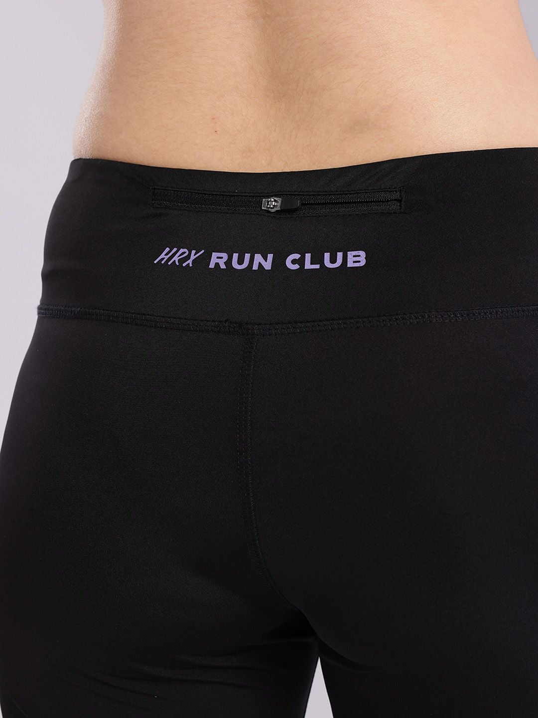 HRX by Hrithik Roshan Women Colourblock Rapid-Dry Cropped Running Tights