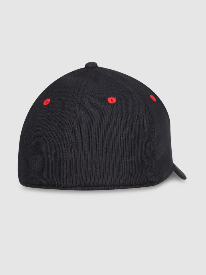 HRX by Hrithik Roshan Unisex Black Embroidered Baseball Cap