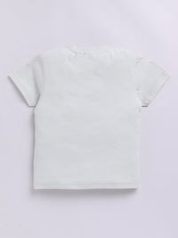 Happy Faces Boys Typography Printed Pure Cotton T-shirt