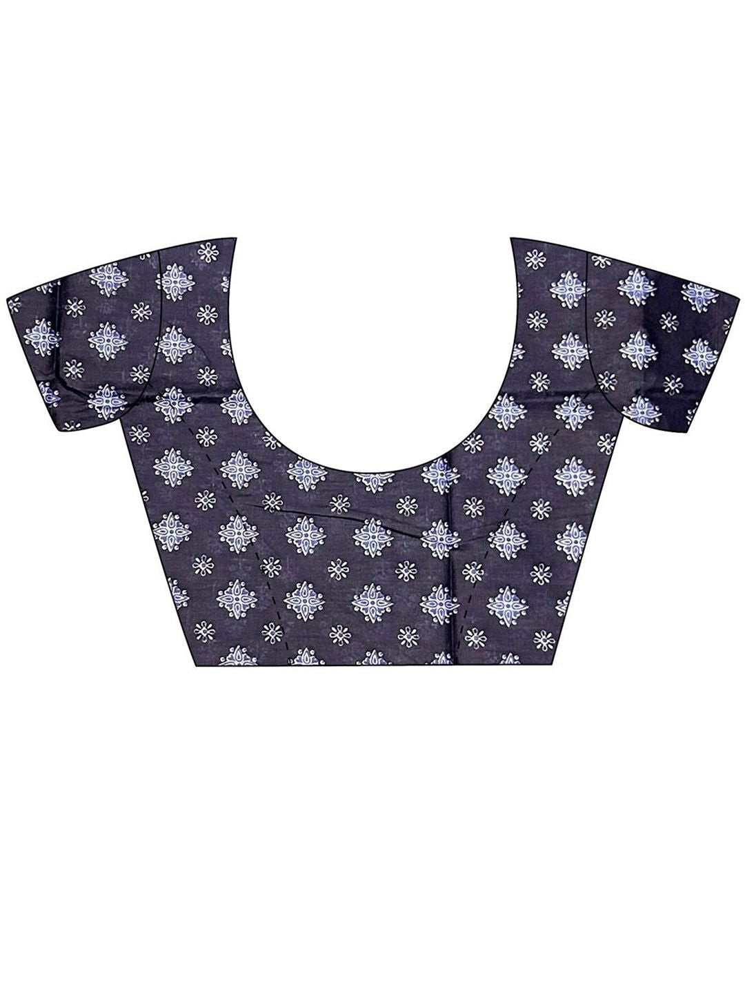 Saree mall Batik Bagh Navy Blue Sarees