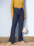 DressBerry Women Retro Vibe Bootcut Fit Jeans