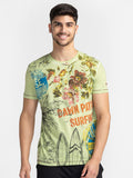 Being Human Floral Printed Cotton T-shirt