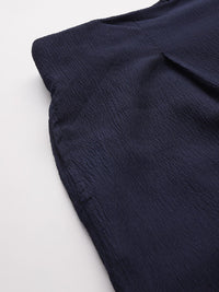 all about you Women Textured Cropped Trousers