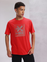 HRX by Hrithik Roshan Twin Collection Brand Logo Printed T-shirt