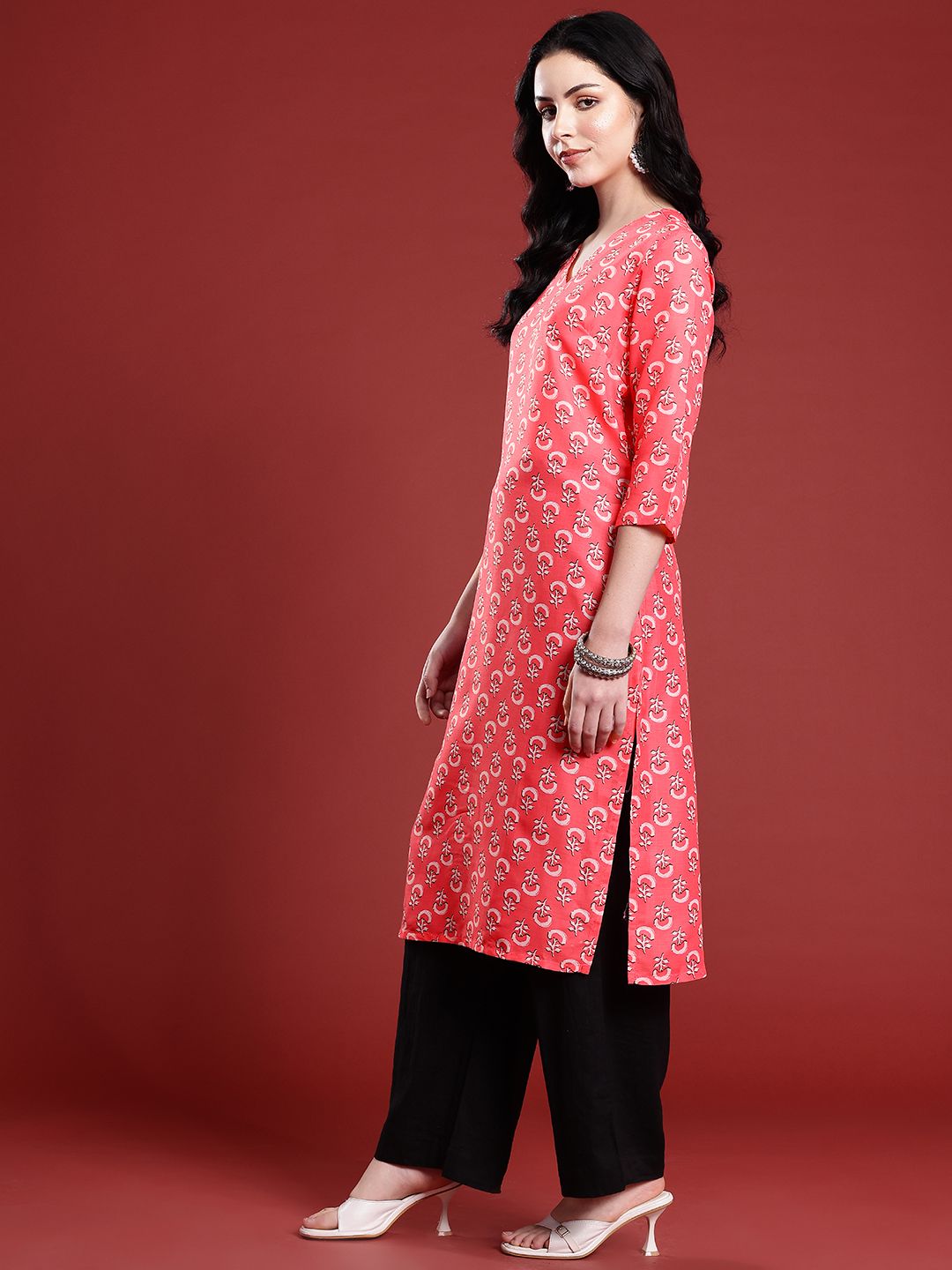 Anouk Women Ethnic Motifs Printed Kurta