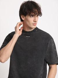 THE BEAR HOUSE Round Neck Cotton Oversized T-shirt