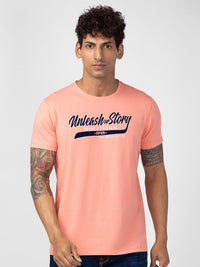 SPYKAR Men Typography Slim Fit T-shirt