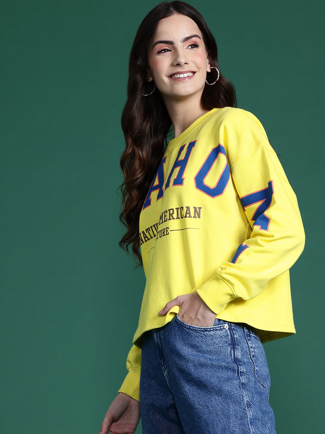 DressBerry Printed Sweatshirt