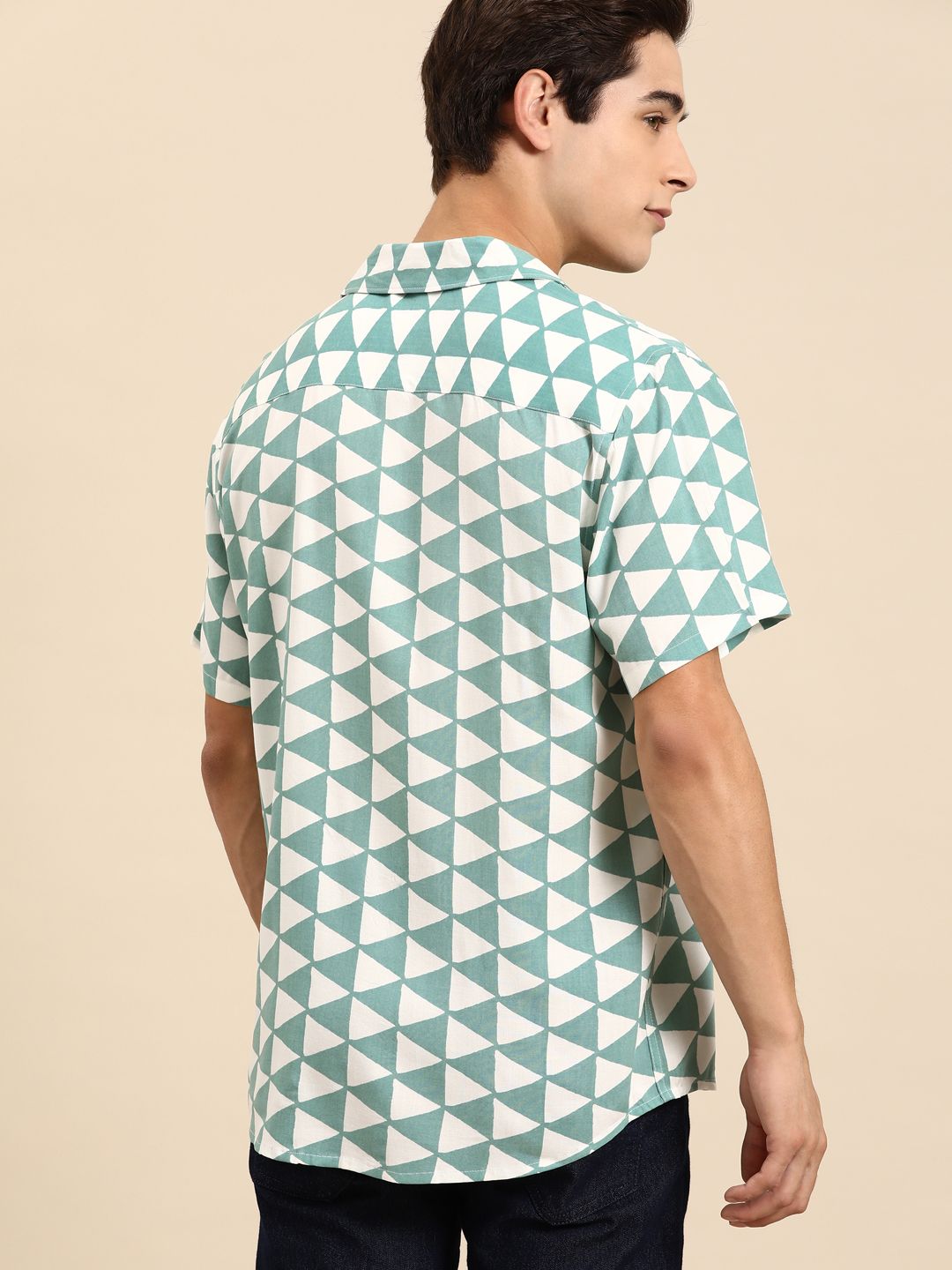 DENNISON  Smart Block Printed Casual Shirt