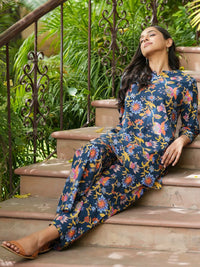 SANSKRUTIHOMES Printed Pure Cotton Night Suit