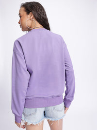DressBerry Wintery Whispers Typography Sweatshirt
