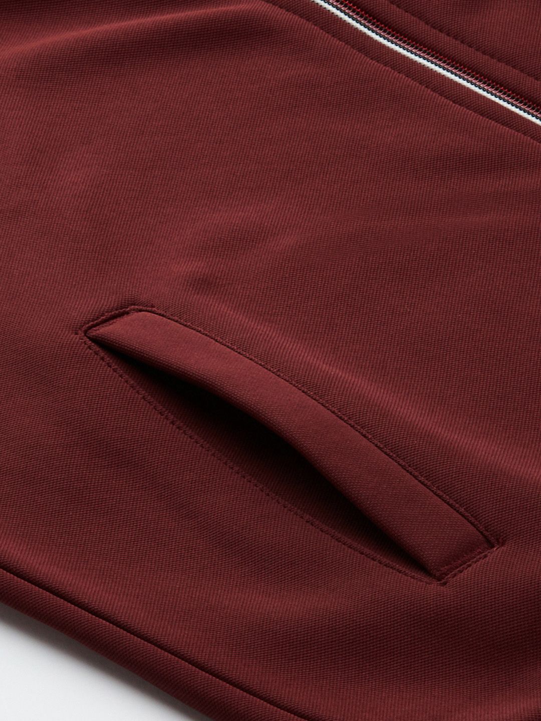 Being Human Men Colourblocked Mock-Collar Front-Open Sweatshirt