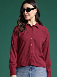 DressBerry Textured Casual Shirt