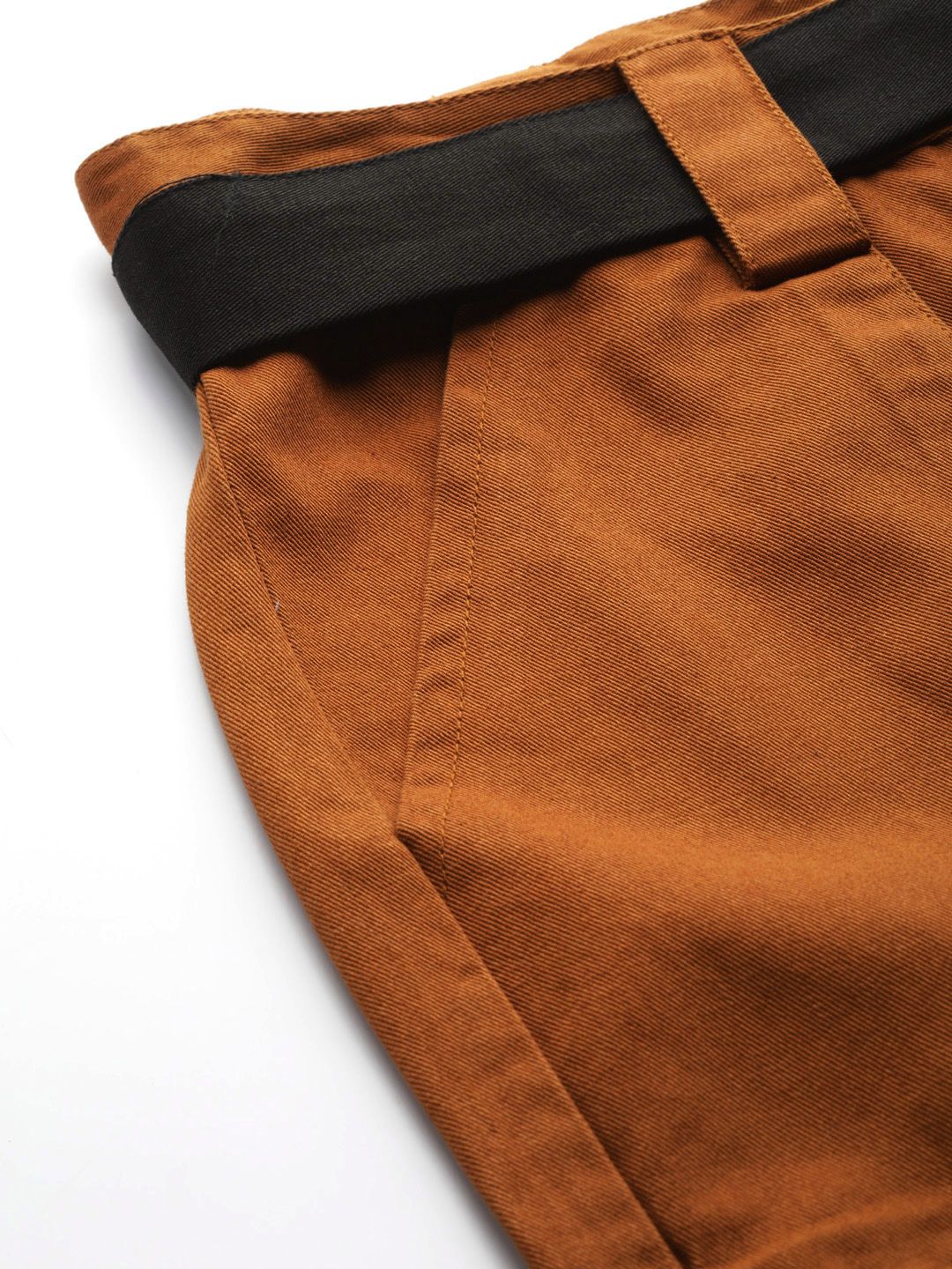STREET 9 Women Mustard Brown Cargos