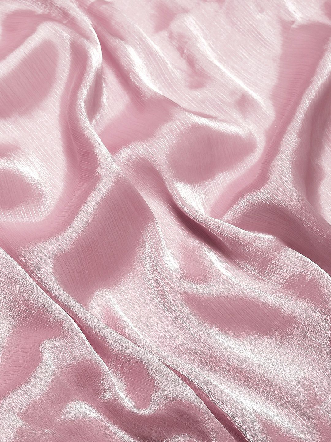 Tikhi Imli Pink Solid Embellished Border Saree