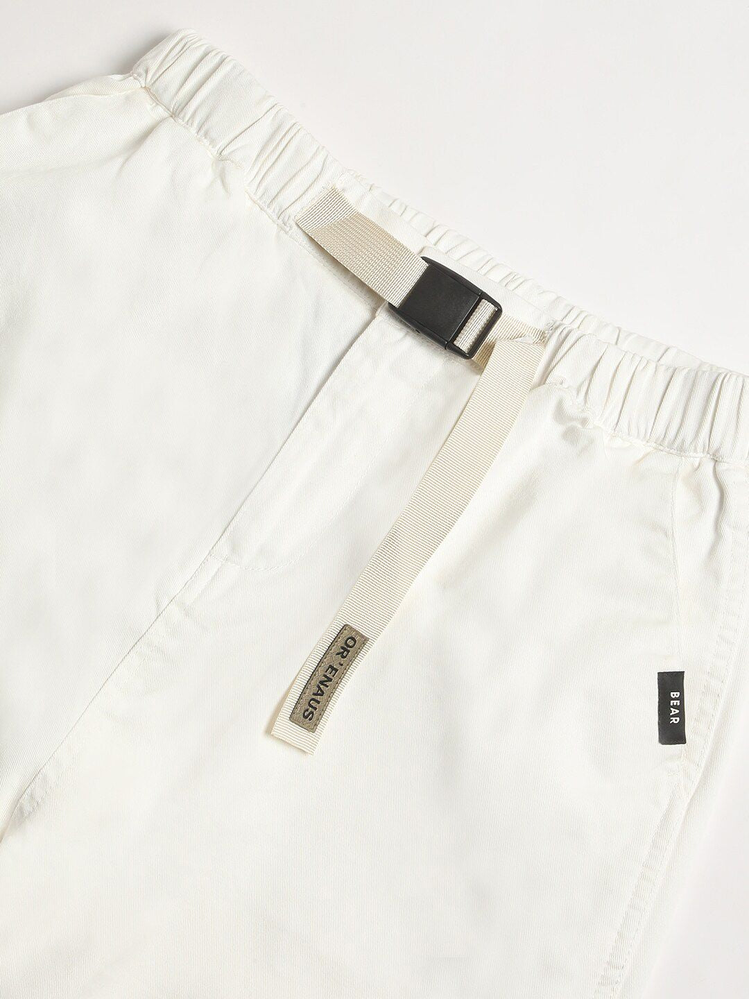 THE BEAR HOUSE Men Straight Fit Mid Rise Cotton Trousers