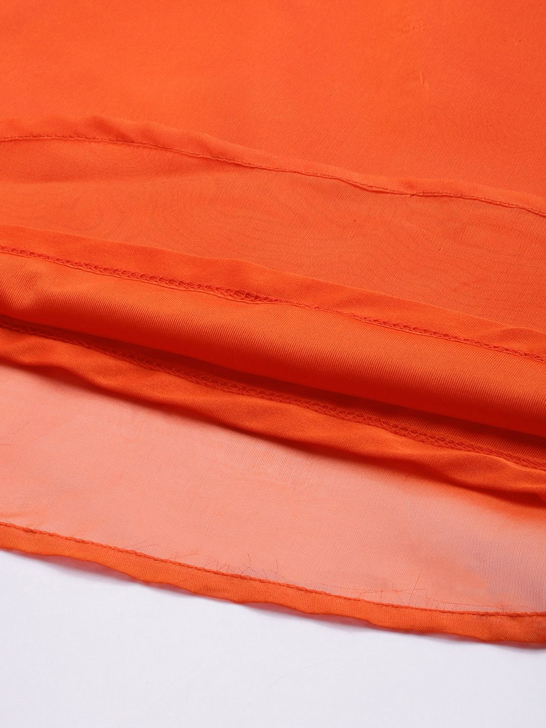 all about you High Neck Puff Sleeves Tie-Ups Detailed Top