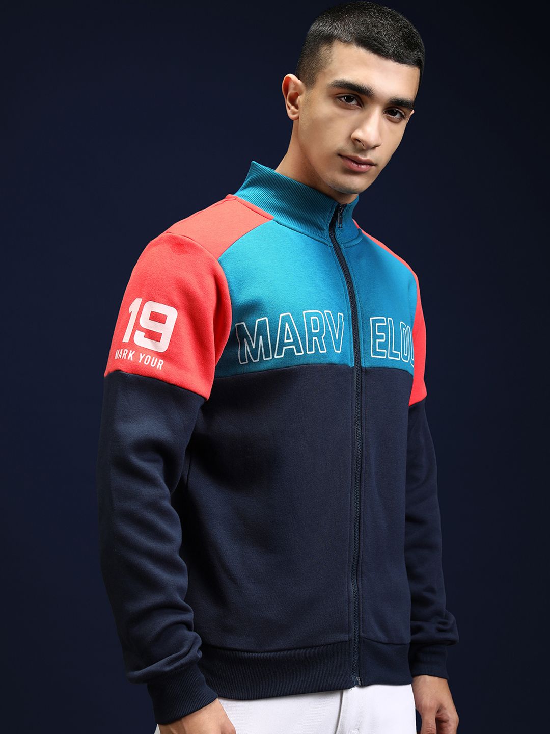 HIGHLANDER Men Printed Hooded Sweatshirt