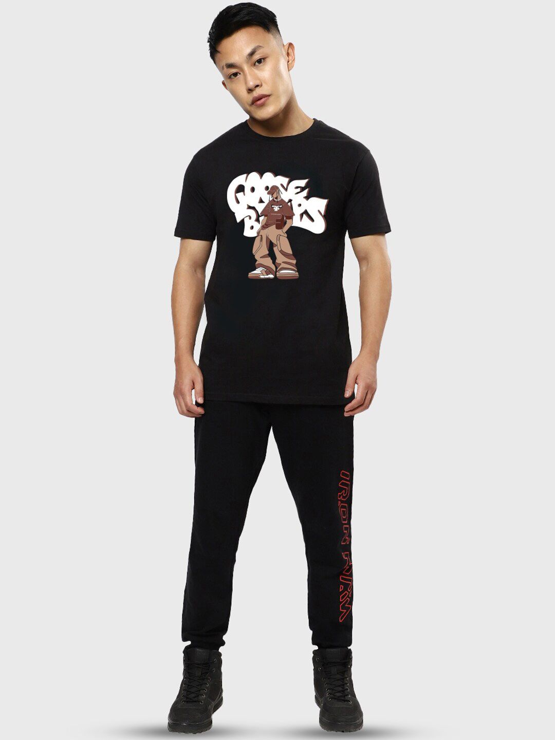 Bewakoof Goosebumps Graphic Printed Cotton T-shirt