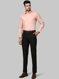 Raymond Men Black Slim Fit Trousers