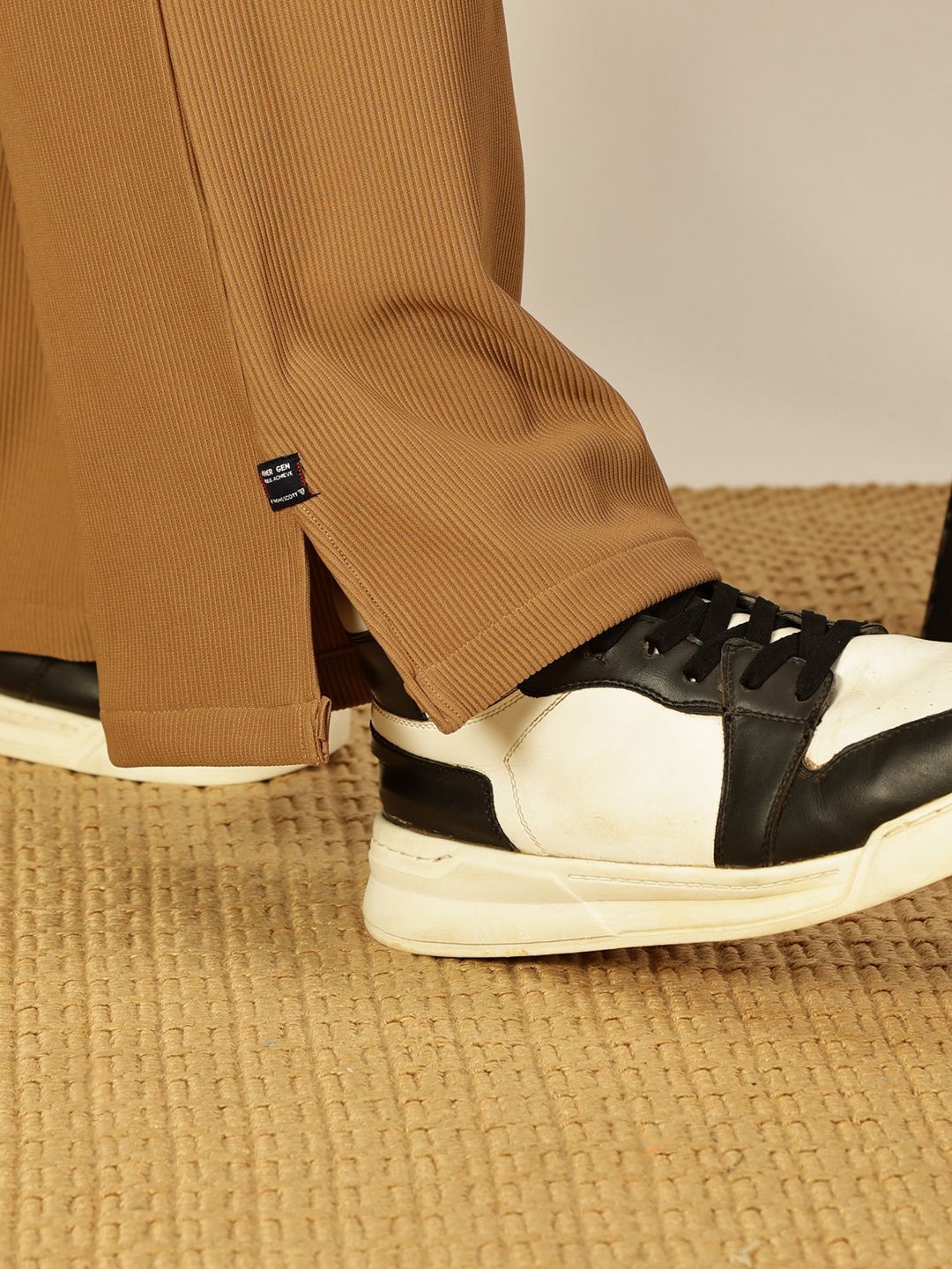 Thomas Scott Men Smart Loose Fit Parallel Trousers