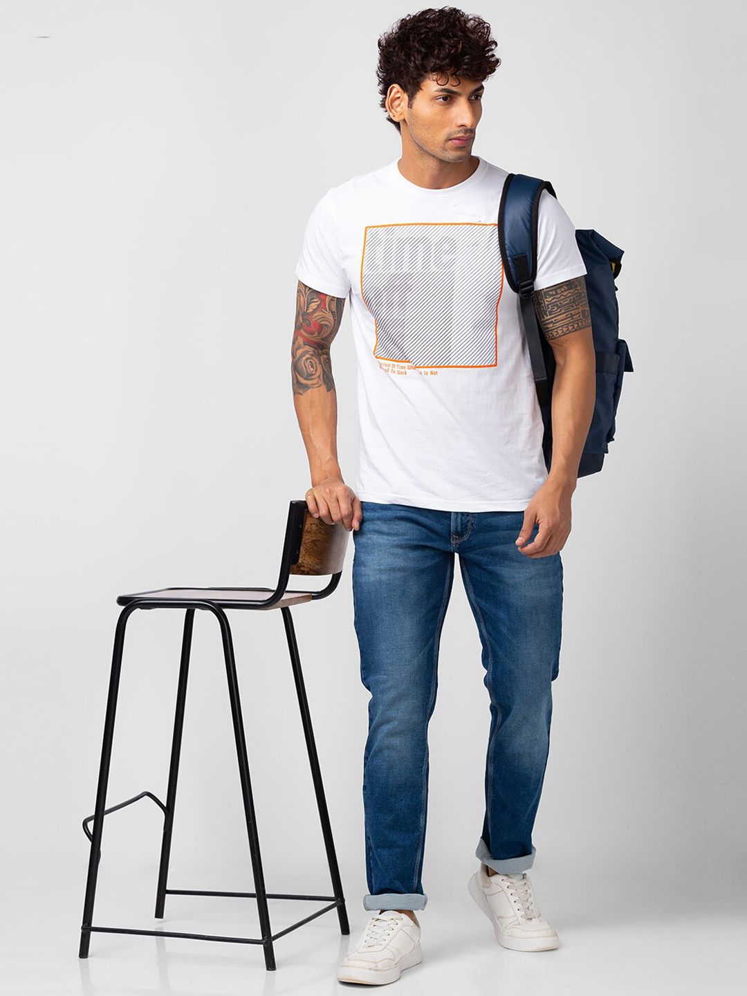 SPYKAR Men Mid-Rise Heavy Fade Stretchable Cotton Jeans