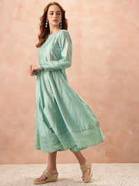 all about you Gotta Patti Ethnic Dress With Dupatta