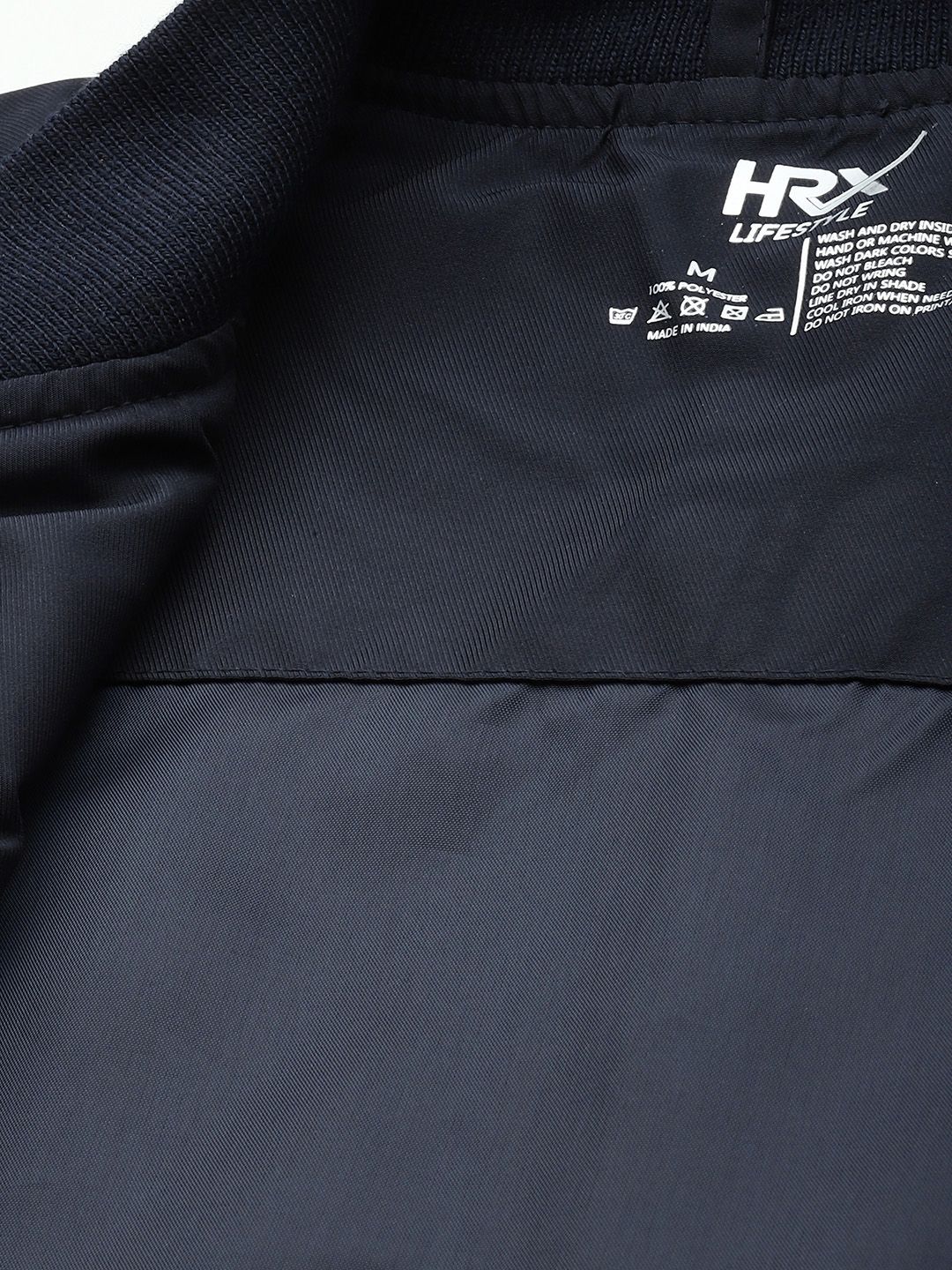 HRX by Hrithik Roshan Typography Printed Lifestyle Bomber Jacket