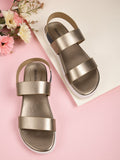 DressBerry Women Open Toe Flats
