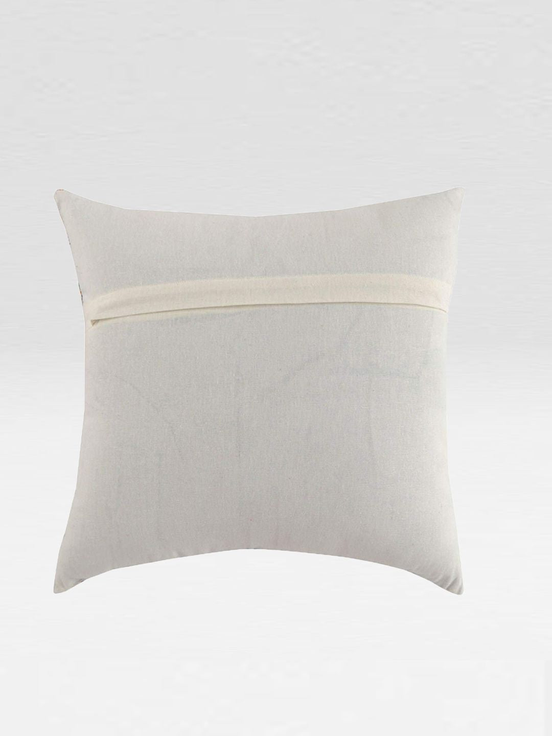 STITCHNEST Brown & Turquoise Blue Set of 5 Ethnic Motifs Square Cushion Covers