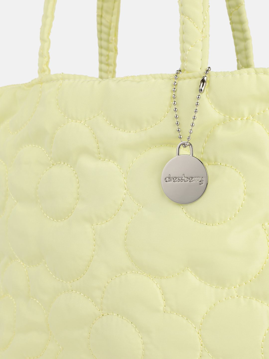 DressBerry Floral Self-Design Quilted Handheld Bag