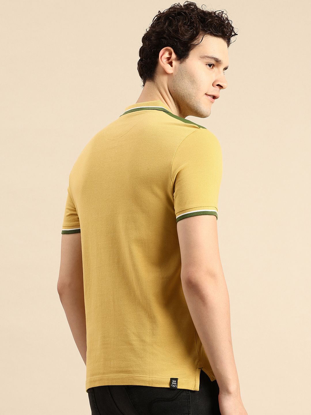 Being Human Polo Collar Pure Cotton T-shirt