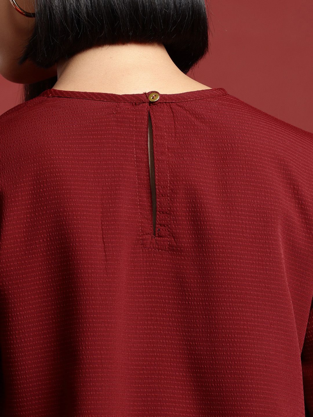 all about you Self-Design Puff Sleeve Top