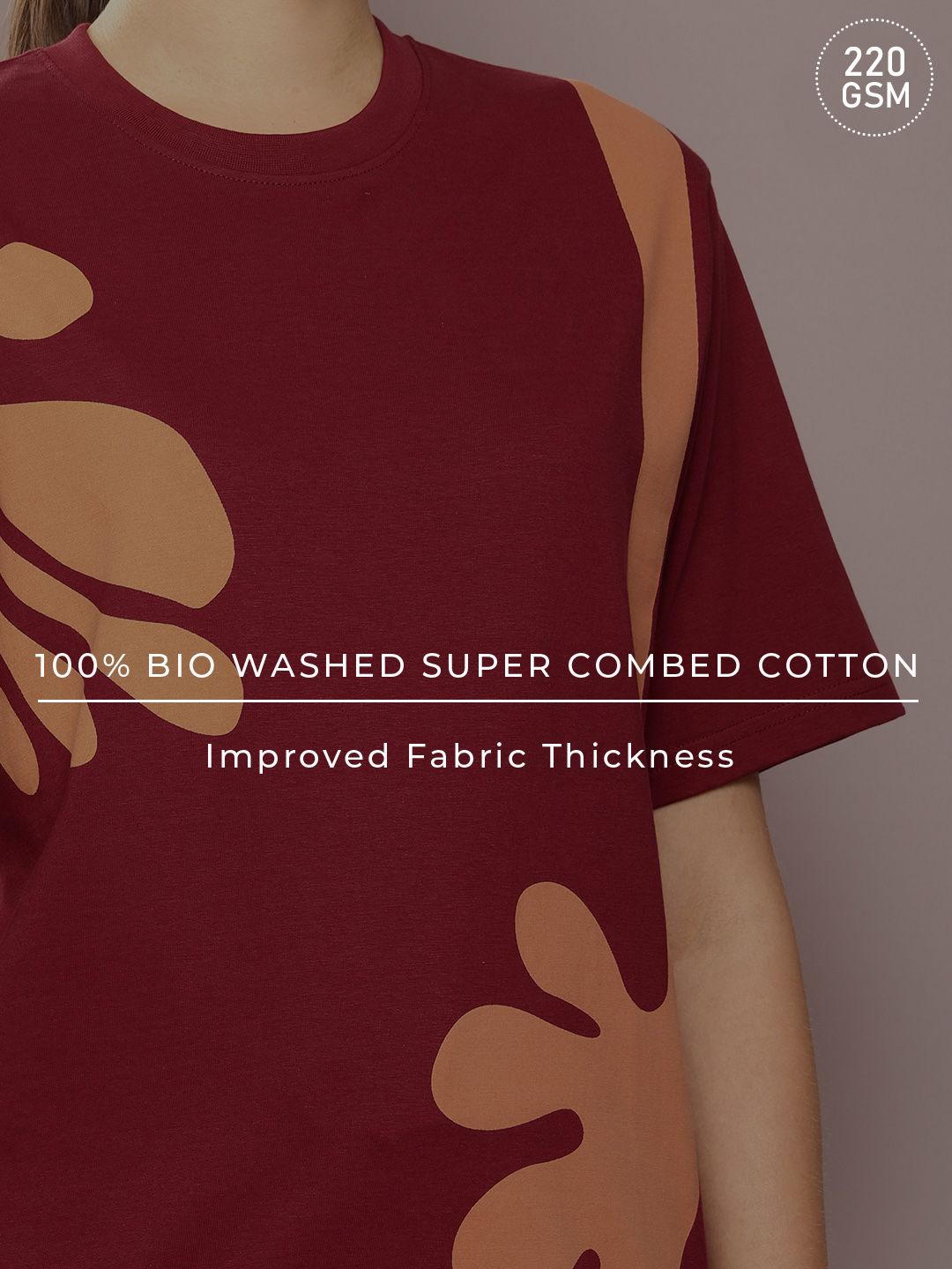 DILLINGER Printed Oversized Pure Cotton T-shirt