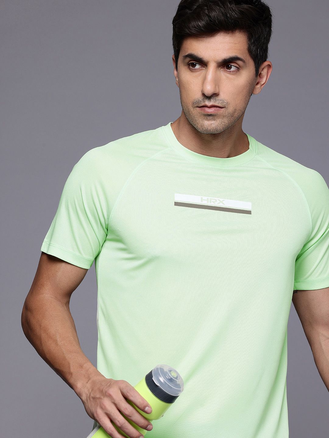HRX by Hrithik Roshan AIRFLOW Ultralite Rapid Dry Antimicrobial Finish Running T-shirt