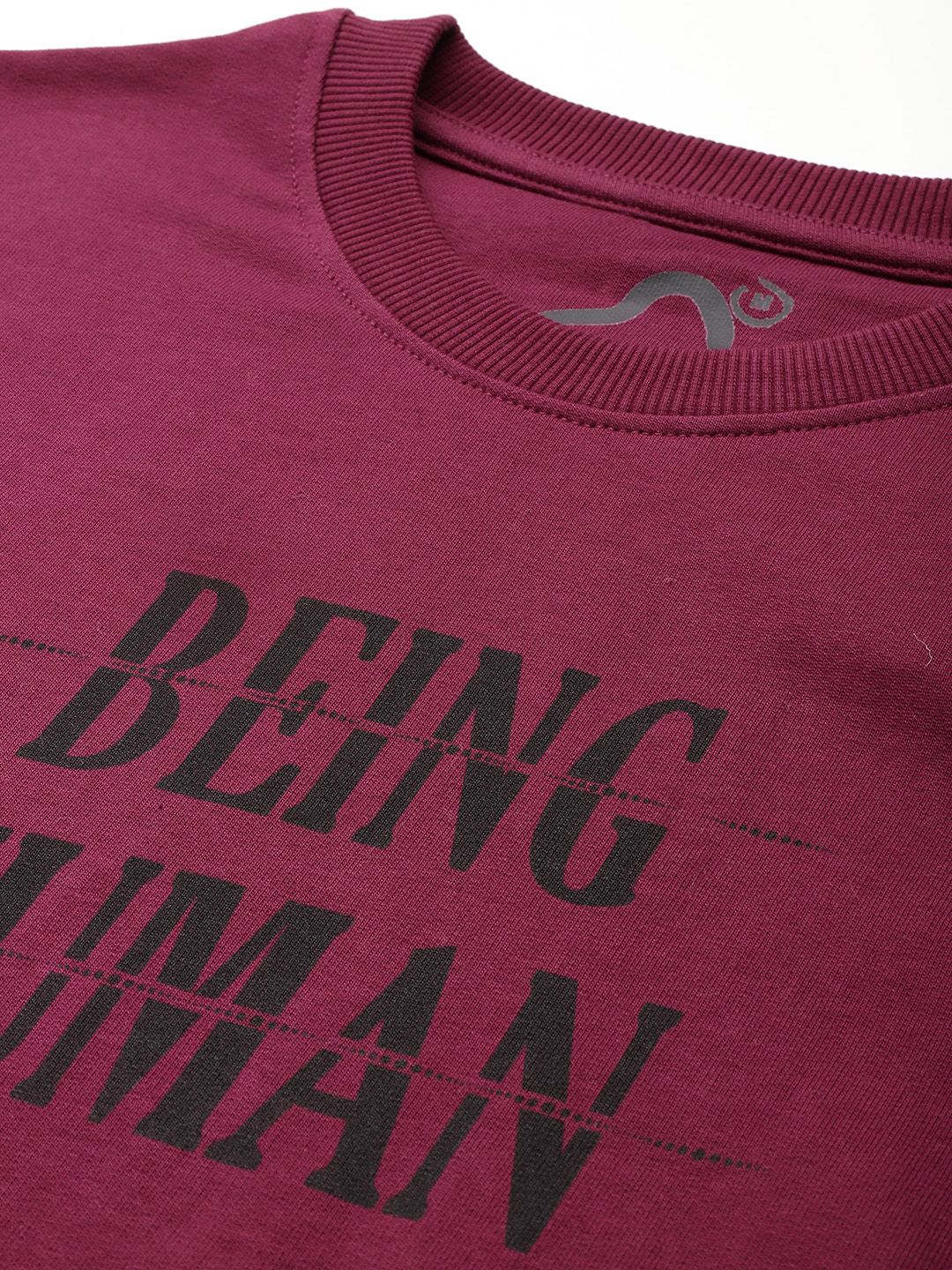 Being Human Men Pure Cotton Sweatshirt