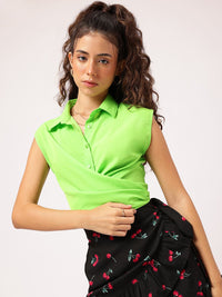 DressBerry Vibrant Vibes Wrap Top