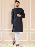 See Designs Mandarin Collar Long Sleeves Cotton Kurta