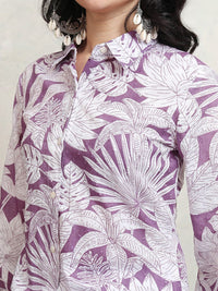 Vishudh Printed Shirt With Trousers Co-Ords