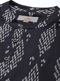 Anouk Men Ethnic Motifs Printed Block Print Short Kurta