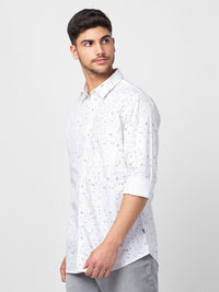 SPYKAR Men Cotton Classic Slim Fit Printed Casual Shirt