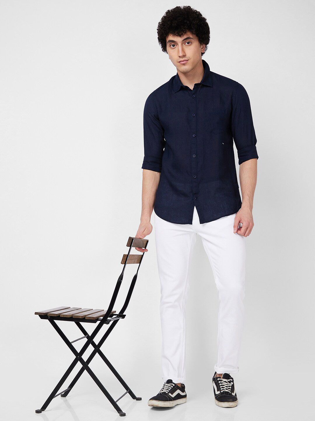 SPYKAR Linen Casual Shirt