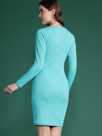 DressBerry Knitted Ribbed Bodycon Dress