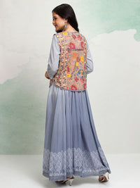 Vishudh Women Floral Print A-Line Dress