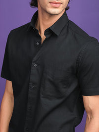 RARE RABBIT Men Darwin Slim Fit Opaque Cotton Shirt