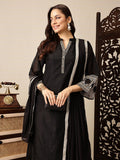 House of Pataudi Regular Jashn Kurta with Trousers & With Dupatta