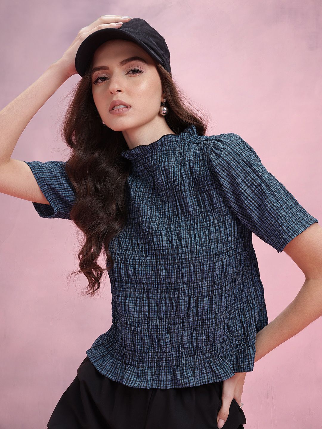 DressBerry Checked Top