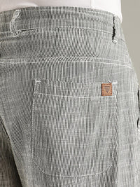 Thomas Scott Men Smart Straight Fit Pleated Linen Trouser