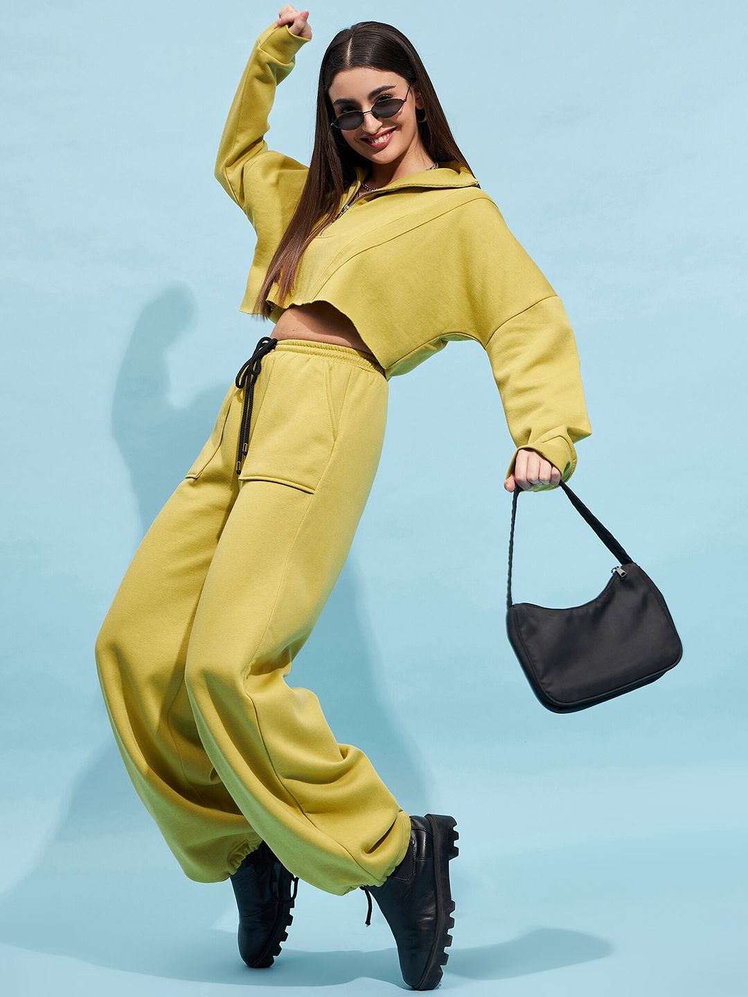 STREET 9 Women Relaxed Cotton Loose Fit Trousers